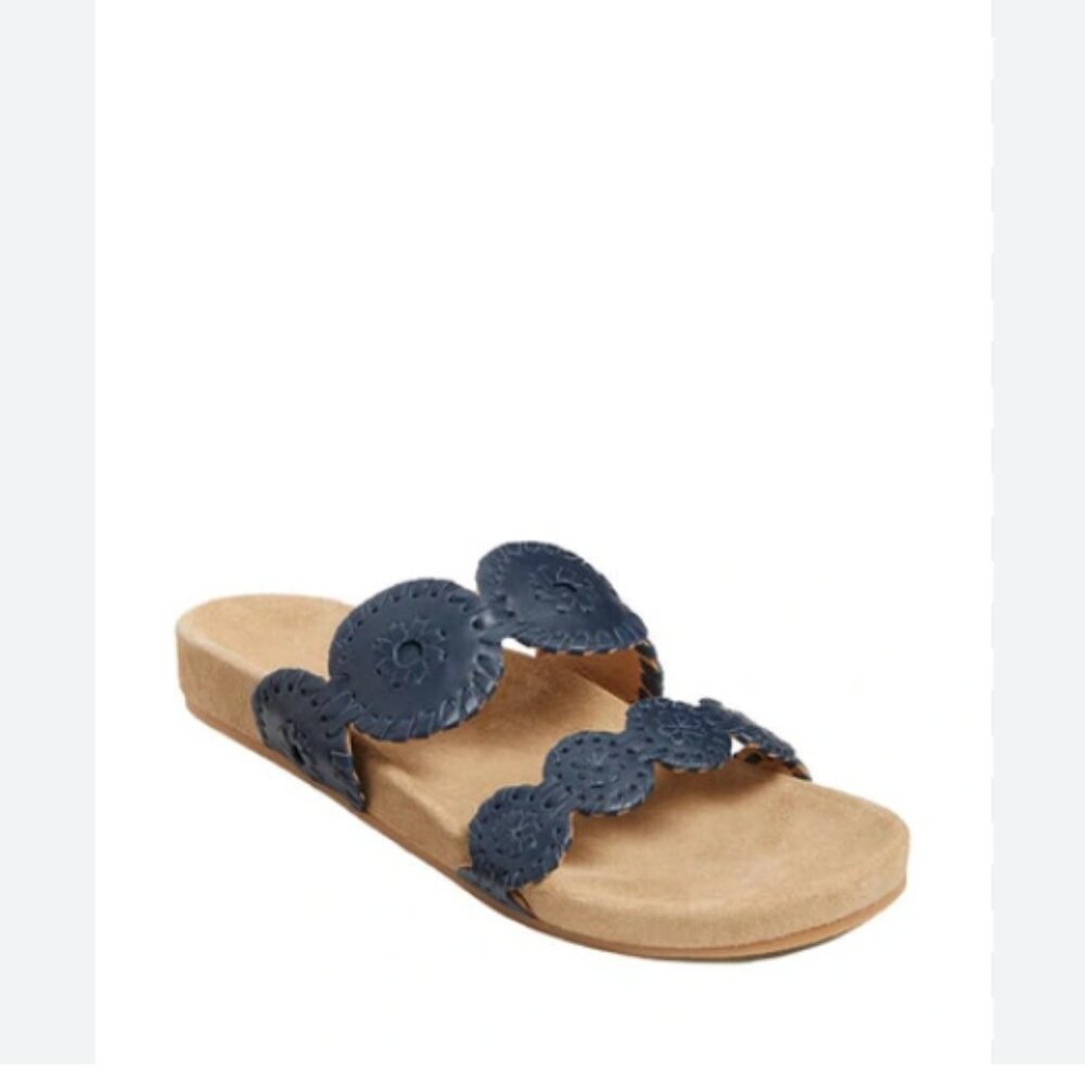 Jack Rogers Lauren Comfort Sandal Navy blue